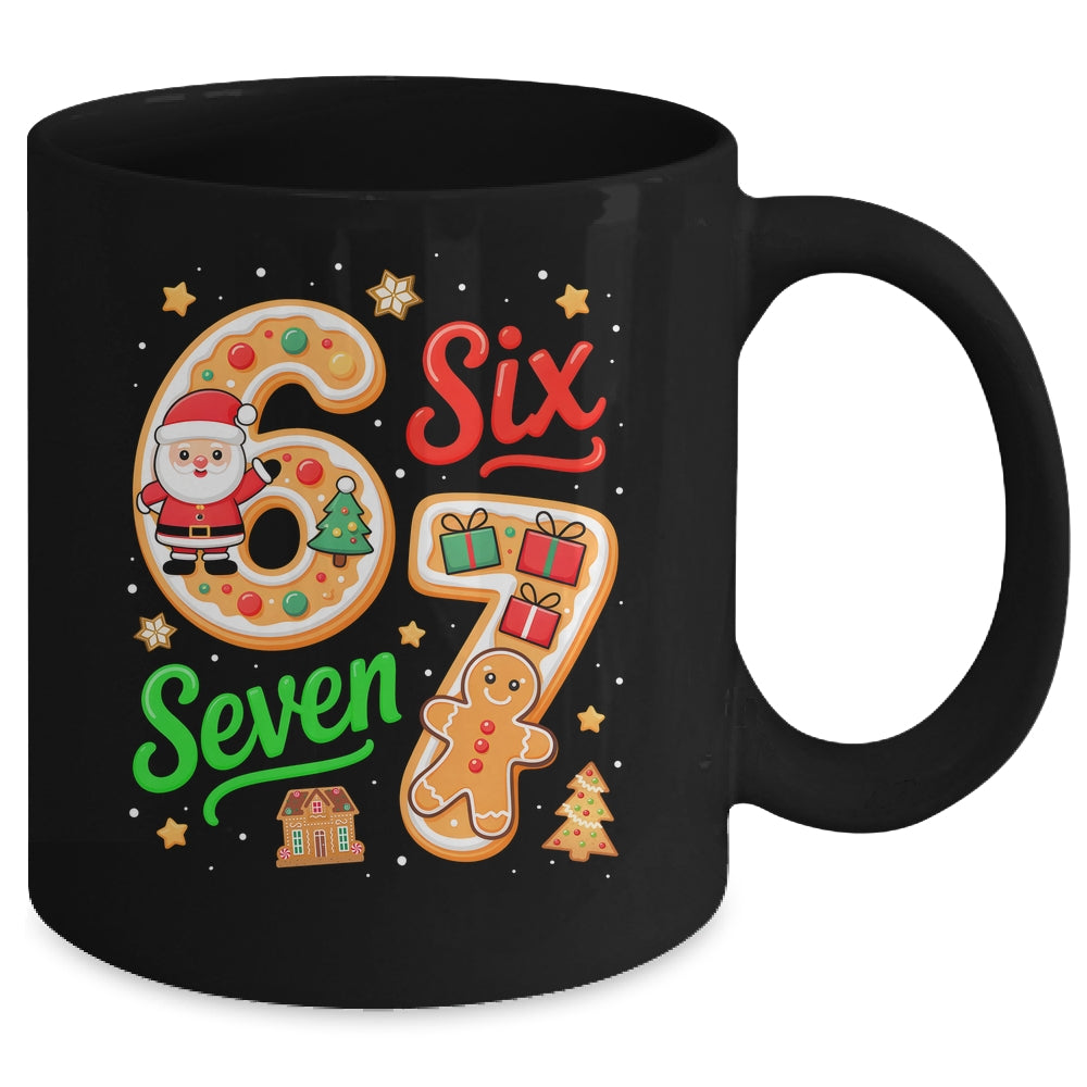 67 Christmas Meme Saying 6 7 Six Seven Meme Costume Xmas Mug | siriusteestore