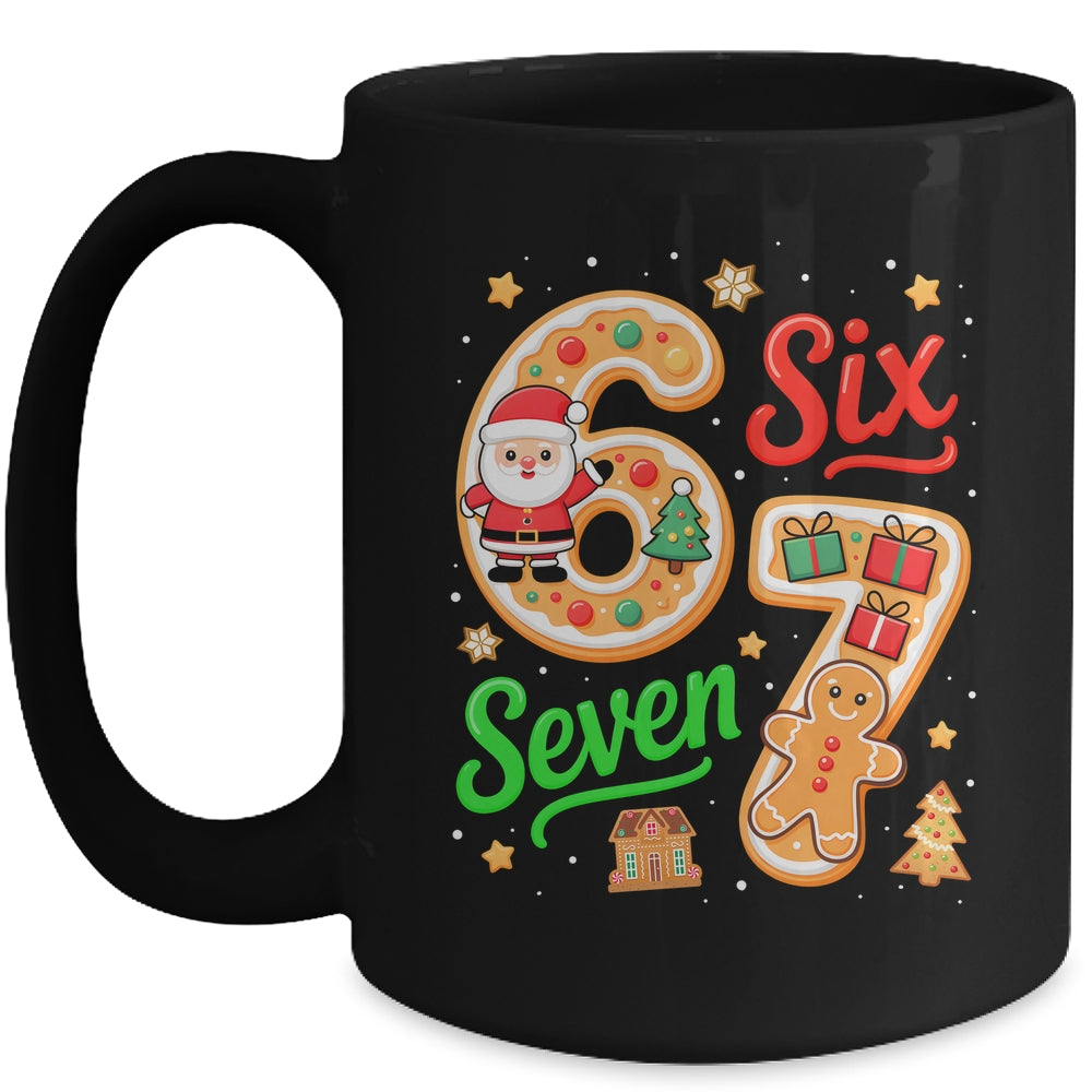 67 Christmas Meme Saying 6 7 Six Seven Meme Costume Xmas Mug | siriusteestore