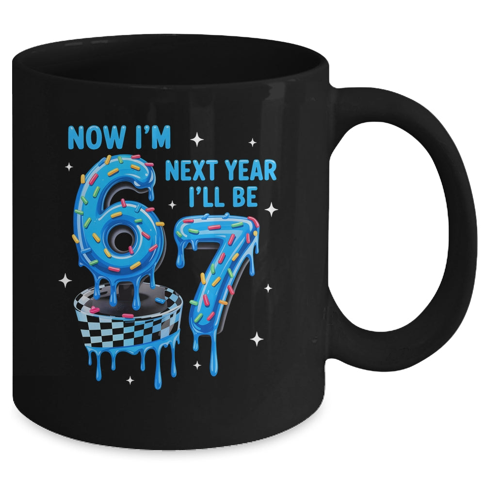6th Birthday Boy Checkered Drip Im 6 Year Old Next Be 7 Mug | siriusteestore