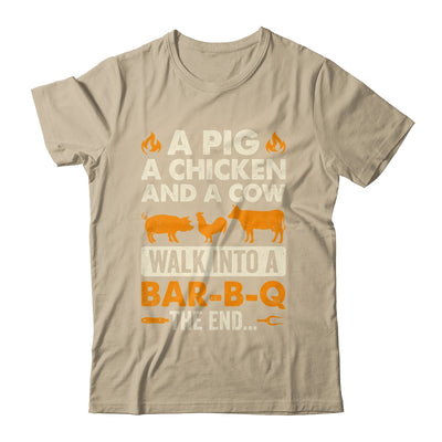 A Pig A Chicken And A Cow Grilling BBQ Lover Barbecue Shirt & Hoodie | siriusteestore