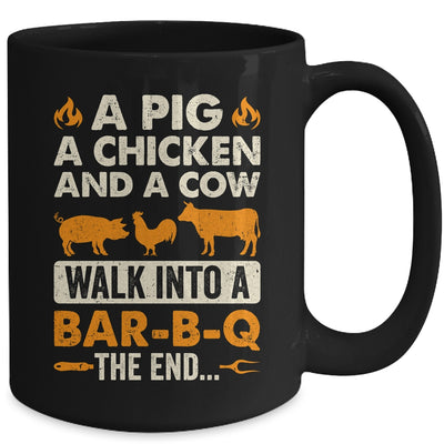 A Pig A Chicken And A Cow Grilling BBQ Lover Barbecue Mug | siriusteestore