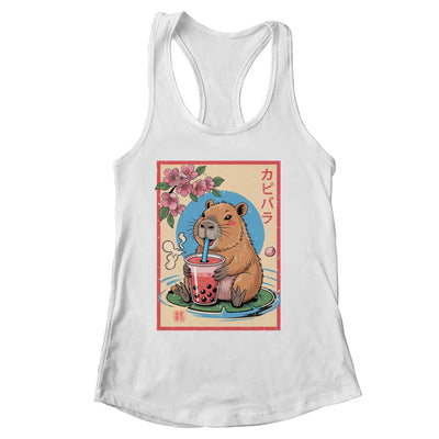 Anime Capybara Graphic Tees Kawaii Japanese Vintage Capybara Shirt & Tank Top | siriusteestore