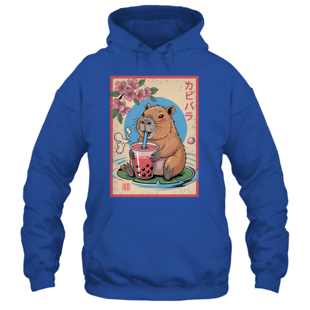 Anime Capybara Graphic Tees Kawaii Japanese Vintage Capybara Shirt & Tank Top | siriusteestore