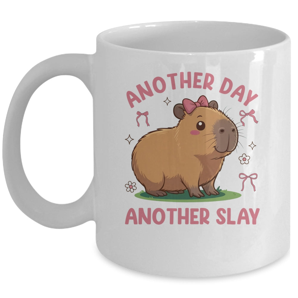 Another Day Another Slay Cute Capybara Lover Kawaii Amine Mug | siriusteestore