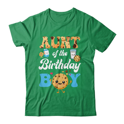Aunt Of The Birthday Boy Milk And Cookies 1st Birthday Shirt & Hoodie | siriusteestore