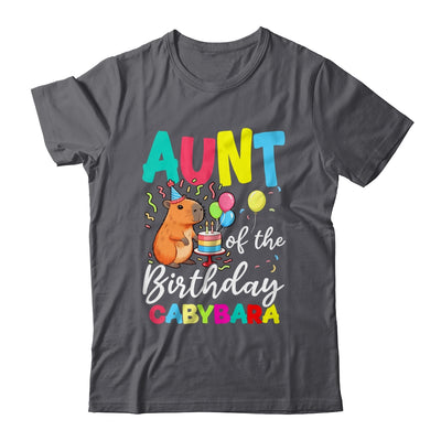 Aunt Of The Birthday Capybara Girl Bday Party Family Shirt & Hoodie | siriusteestore