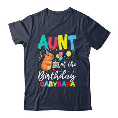 Aunt Of The Birthday Capybara Girl Bday Party Family Shirt & Hoodie | siriusteestore