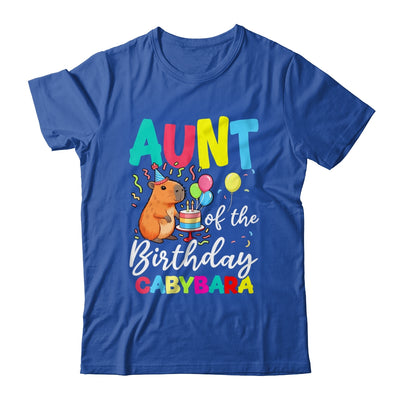 Aunt Of The Birthday Capybara Girl Bday Party Family Shirt & Hoodie | siriusteestore