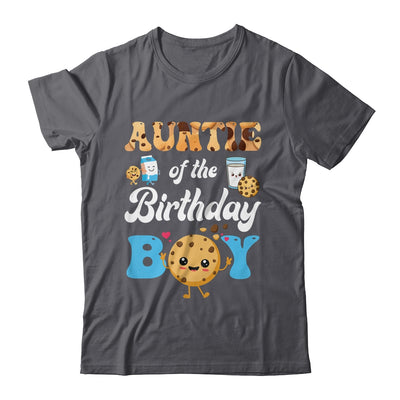 Auntie Of The Birthday Boy Milk And Cookies 1st Birthday Shirt & Hoodie | siriusteestore