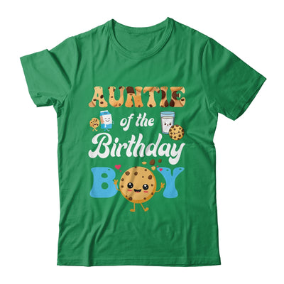 Auntie Of The Birthday Boy Milk And Cookies 1st Birthday Shirt & Hoodie | siriusteestore