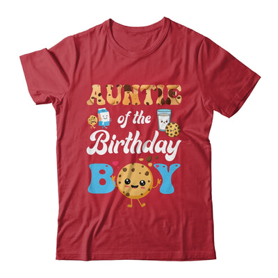 Auntie Of The Birthday Boy Milk And Cookies 1st Birthday Shirt & Hoodie | siriusteestore