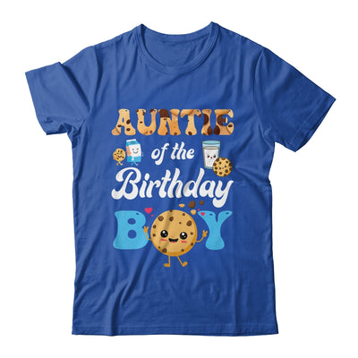 Auntie Of The Birthday Boy Milk And Cookies 1st Birthday Shirt & Hoodie | siriusteestore