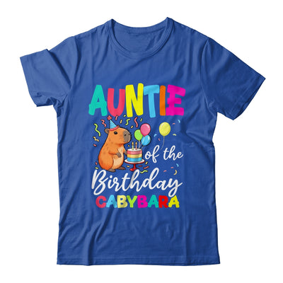 Auntie Of The Birthday Capybara Girl Bday Party Family Shirt & Hoodie | siriusteestore