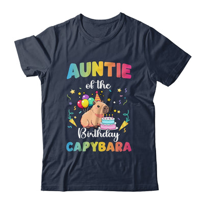 Auntie Of The Birthday Girl Capybara Bday Party Family Shirt & Hoodie | siriusteestore