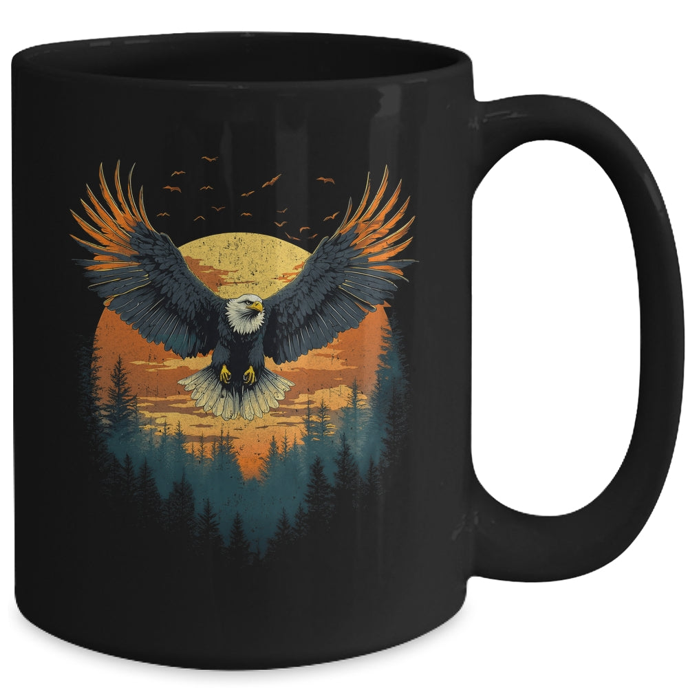 Bald Eagle Flying Nature Eagle Forest Animal Wildlife Mug | siriusteestore