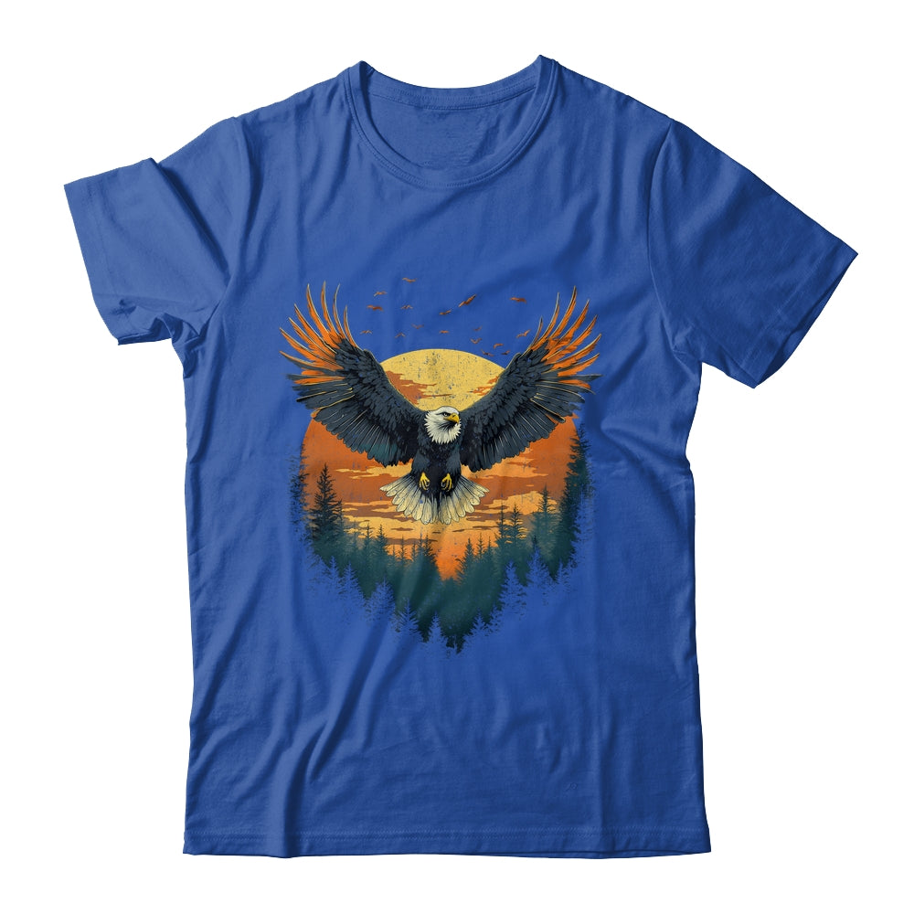 Bald Eagle Flying Nature Eagle Forest Animal Wildlife Shirt & Hoodie | siriusteestore