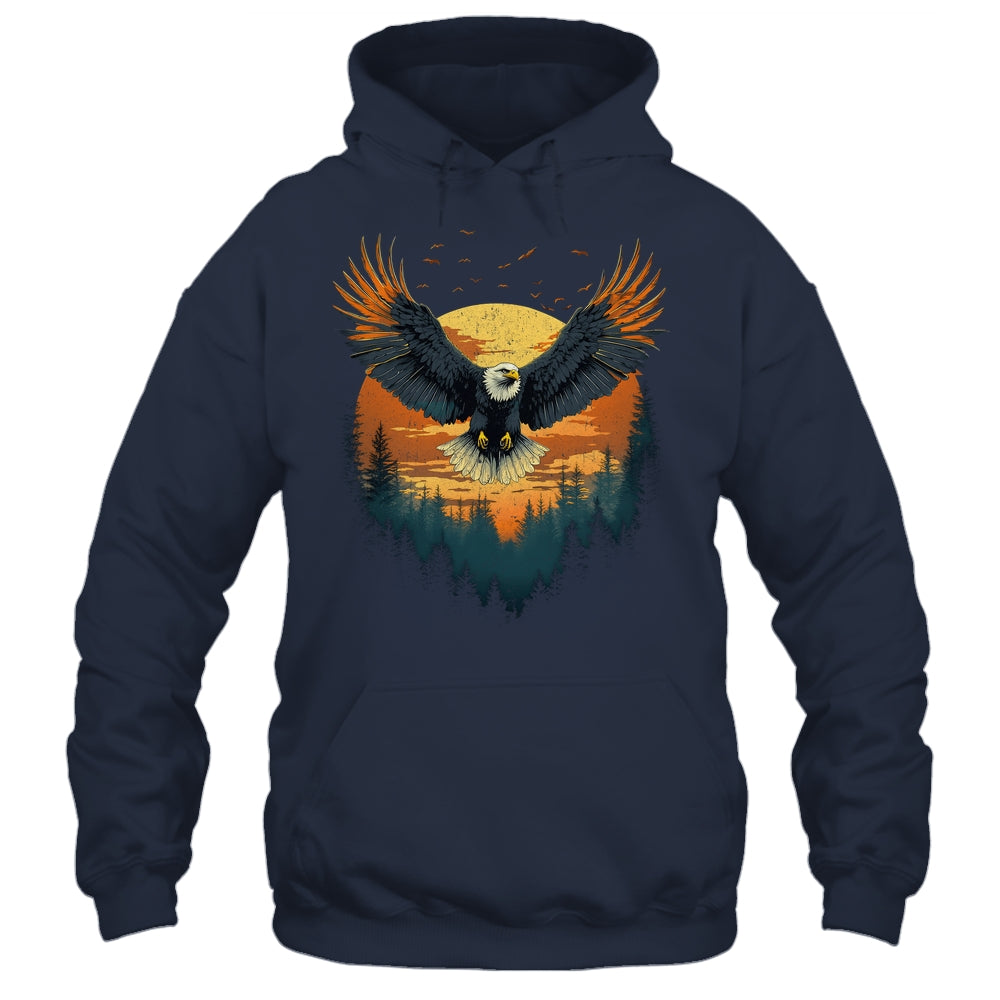 Bald Eagle Flying Nature Eagle Forest Animal Wildlife Shirt & Hoodie | siriusteestore