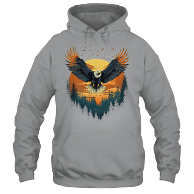 Bald Eagle Flying Nature Eagle Forest Animal Wildlife Shirt & Hoodie | siriusteestore