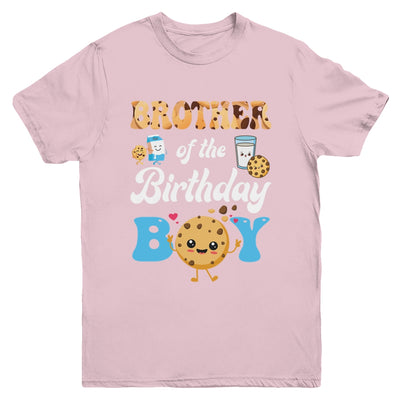 Brother Of The Birthday Boy Milk And Cookies 1st Birthday Youth Shirt | siriusteestore