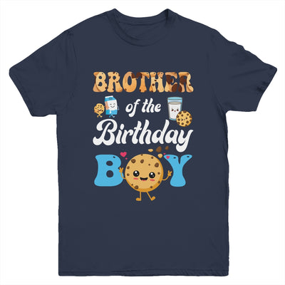 Brother Of The Birthday Boy Milk And Cookies 1st Birthday Youth Shirt | siriusteestore