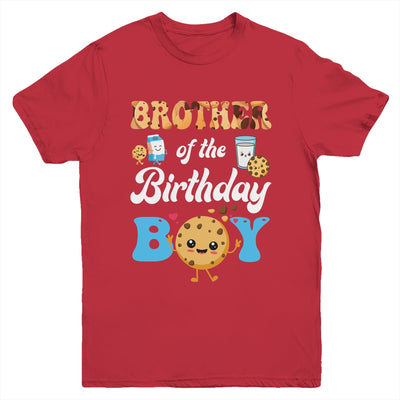 Brother Of The Birthday Boy Milk And Cookies 1st Birthday Youth Shirt | siriusteestore