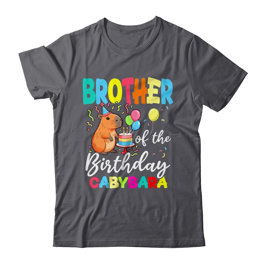 Brother Of The Birthday Capybara Girl Bday Party Family Shirt & Hoodie | siriusteestore