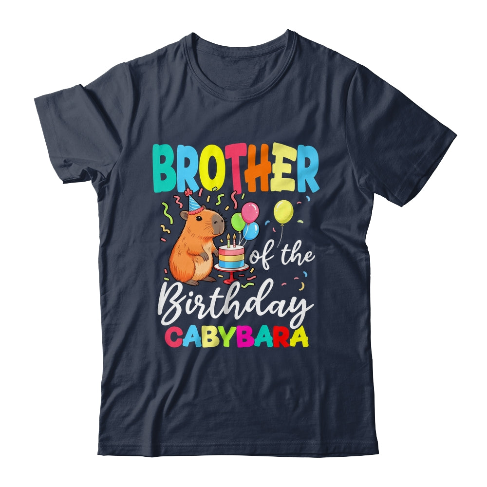 Brother Of The Birthday Capybara Girl Bday Party Family Shirt & Hoodie | siriusteestore