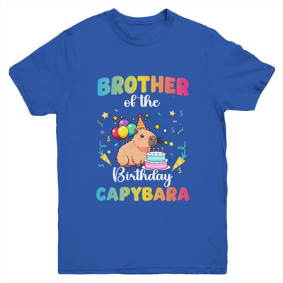 Brother Of The Birthday Girl Capybara Bday Party Family Youth Shirt | siriusteestore