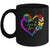 Butterfly Heart Rainbow Love Is Love LGBT Gay Lesbian Pride Mug | siriusteestore