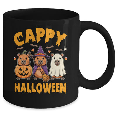 Cappy Halloween Funny Capybara Ghost Witch Pumpkin Spooky Mug | siriusteestore