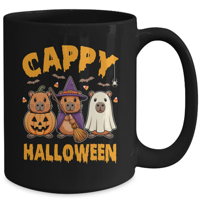 Cappy Halloween Funny Capybara Ghost Witch Pumpkin Spooky Mug | siriusteestore