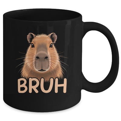 Capybara Bruh Funny Capy Meme Rodent Men Boys Kids Women Mug | siriusteestore