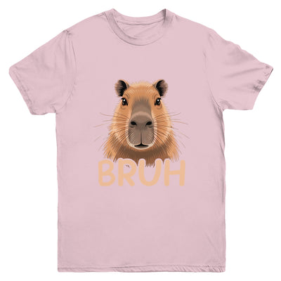 Capybara Bruh Funny Capy Meme Rodent Men Boys Kids Women Youth Shirt | siriusteestore