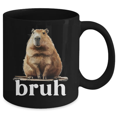 Capybara Cute Design For Men Women Boys Girls Capybara Bruh Mug | siriusteestore