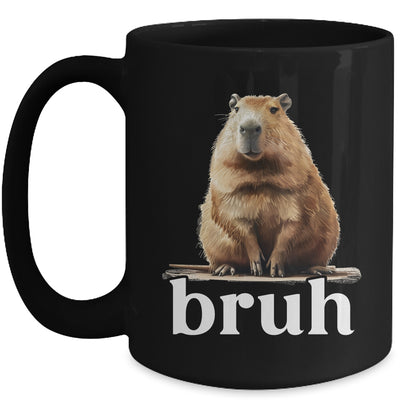 Capybara Cute Design For Men Women Boys Girls Capybara Bruh Mug | siriusteestore