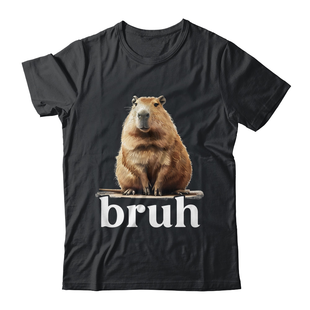 Capybara Cute Design For Men Women Boys Girls Capybara Bruh Shirt & Tank Top | siriusteestore