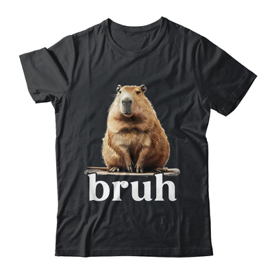 Capybara Cute Design For Men Women Boys Girls Capybara Bruh Shirt & Tank Top | siriusteestore
