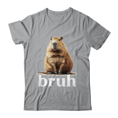 Capybara Cute Design For Men Women Boys Girls Capybara Bruh Shirt & Tank Top | siriusteestore