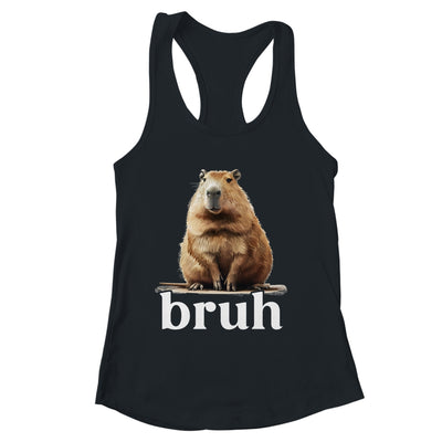 Capybara Cute Design For Men Women Boys Girls Capybara Bruh Shirt & Tank Top | siriusteestore