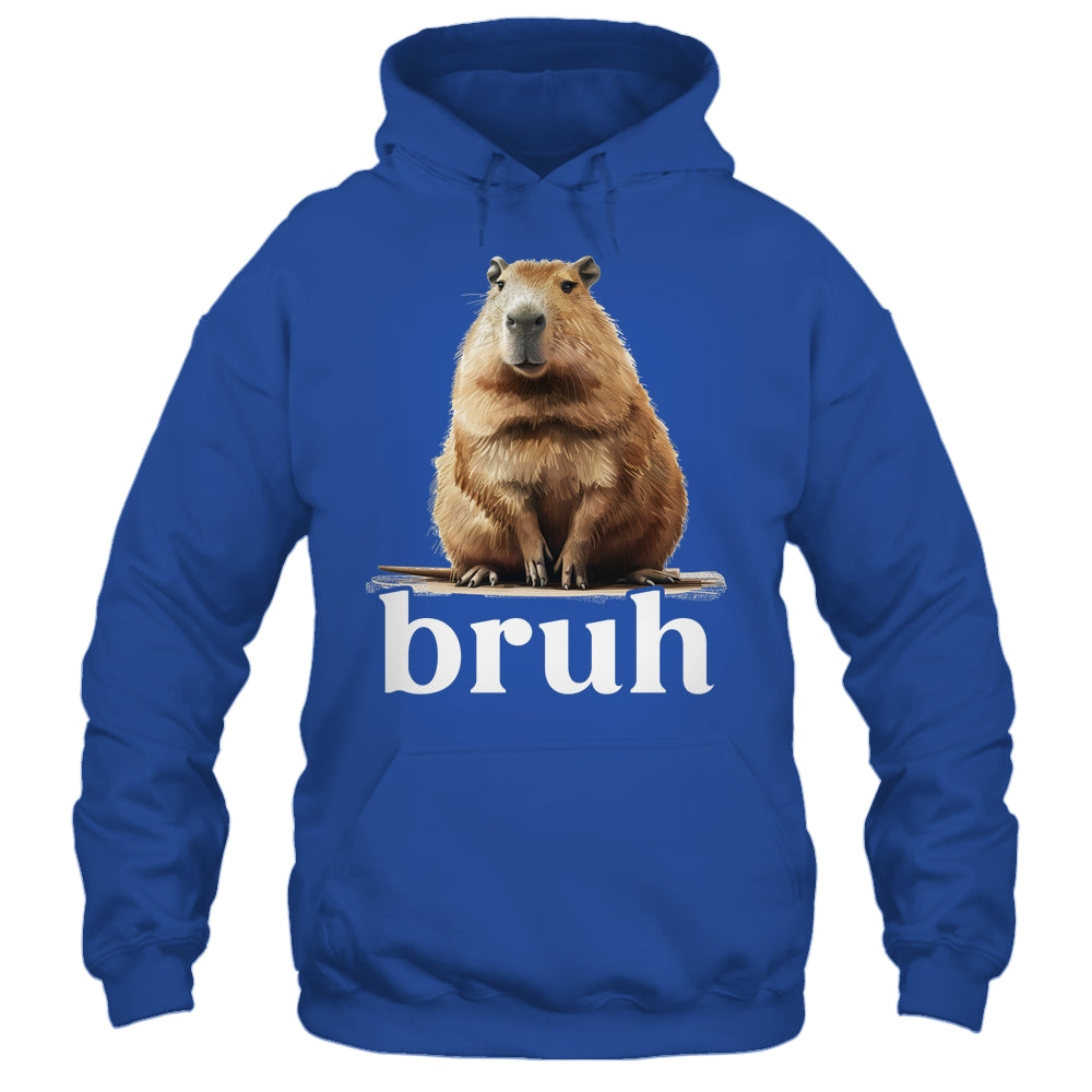 Capybara Cute Design For Men Women Boys Girls Capybara Bruh Shirt & Tank Top | siriusteestore