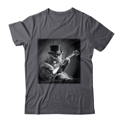 Cat Playing Guitar Rock Music Store Funny Cat For Men Women Shirt & Hoodie | siriusteestore