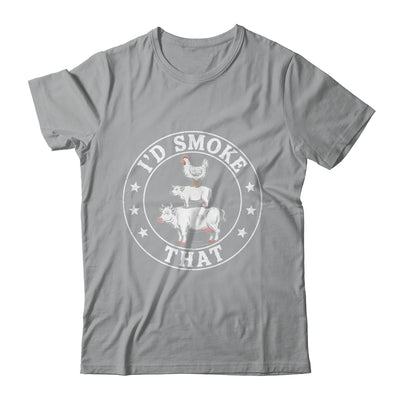 Chef Butcher BBQ Smoker I'd Smoke That Barbecue Pitmaster Shirt & Hoodie | siriusteestore