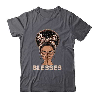 Christian Blessed Black Woman Praying Afro African American Shirt & Tank Top | siriusteestore