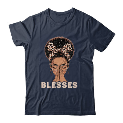 Christian Blessed Black Woman Praying Afro African American Shirt & Tank Top | siriusteestore