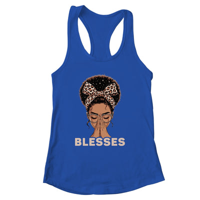 Christian Blessed Black Woman Praying Afro African American Shirt & Tank Top | siriusteestore