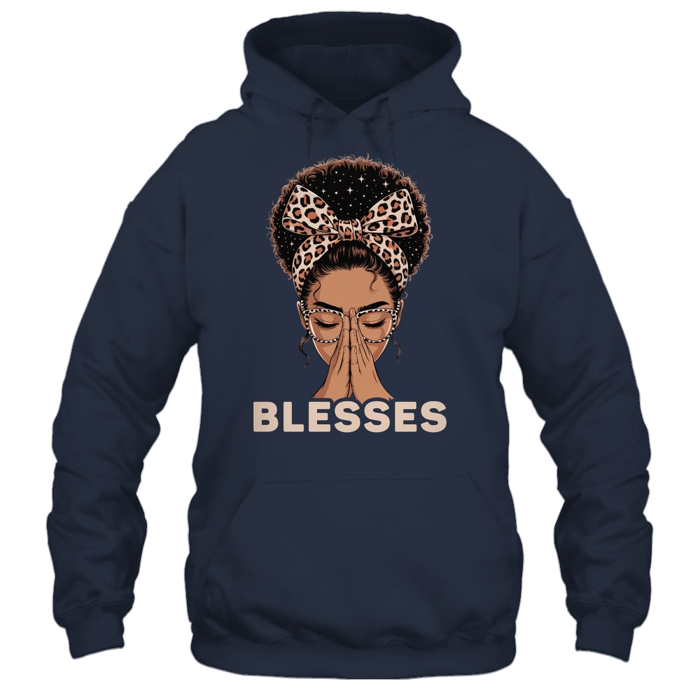 Christian Blessed Black Woman Praying Afro African American Shirt & Tank Top | siriusteestore