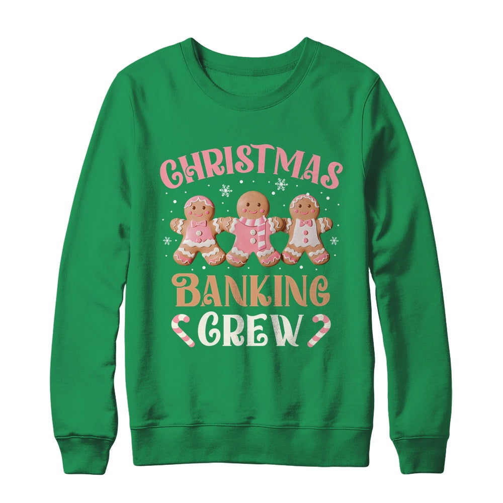 Christmas Baking Crew Pink Gingerbread Cookie Family Baking Shirt & Sweatshirt | siriusteestore