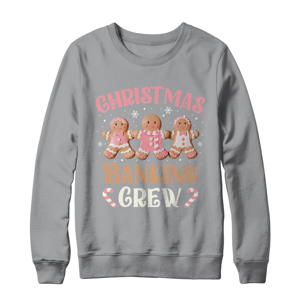 Christmas Baking Crew Pink Gingerbread Cookie Family Baking Shirt & Sweatshirt | siriusteestore