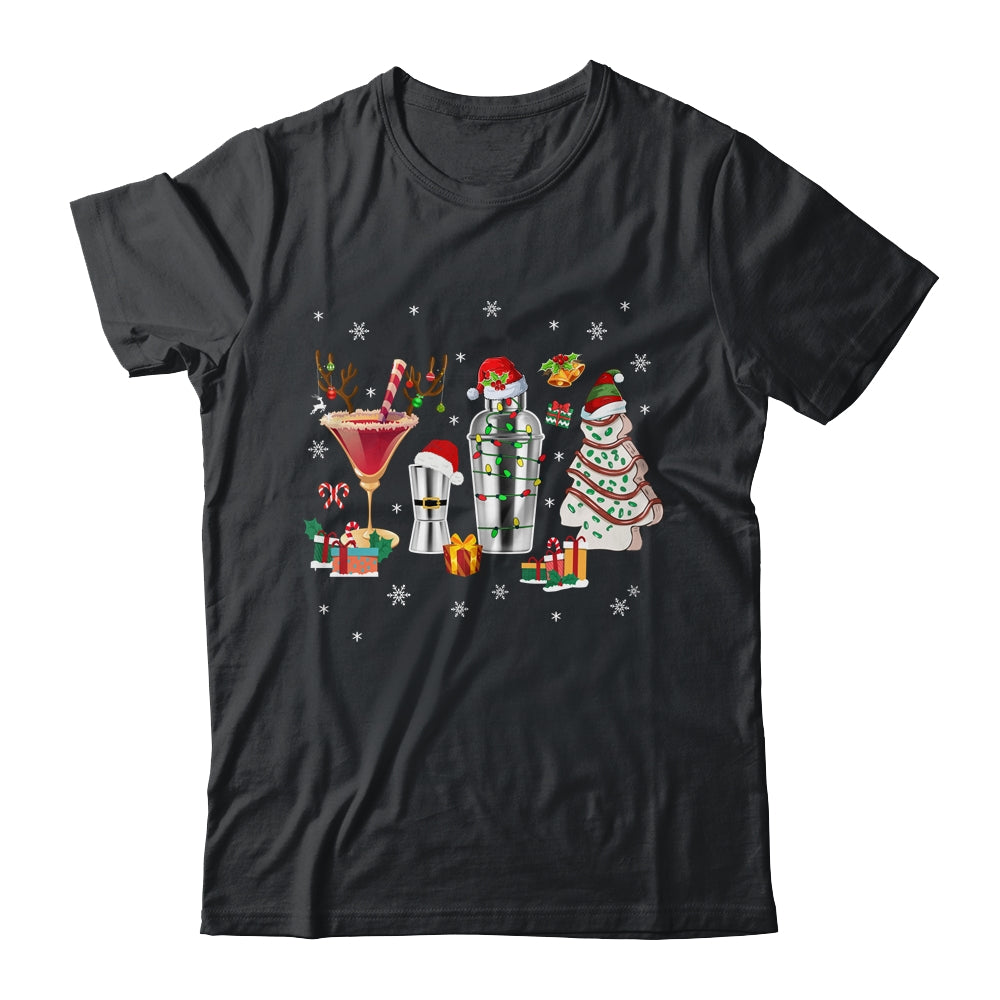 Christmas Cocktail Martini Drinking Party Bartender Shirt & Sweatshirt | siriusteestore