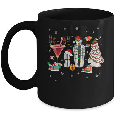 Christmas Cocktail Martini Drinking Party Bartender Mug | siriusteestore